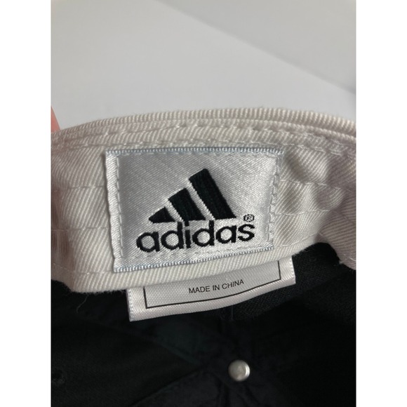 Adidas Adult Hat Cap Black White Embroidered Cotton Twill‎ Sports Active Outdoor - Picture 13 of 16
